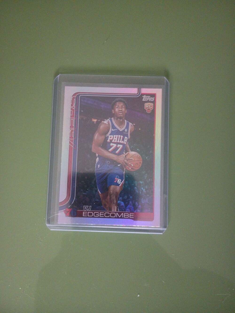2024-25 Topps Basketball VJ Edgecombe RC 3-Card Lot Silver Foil & 8-Bit Ballers